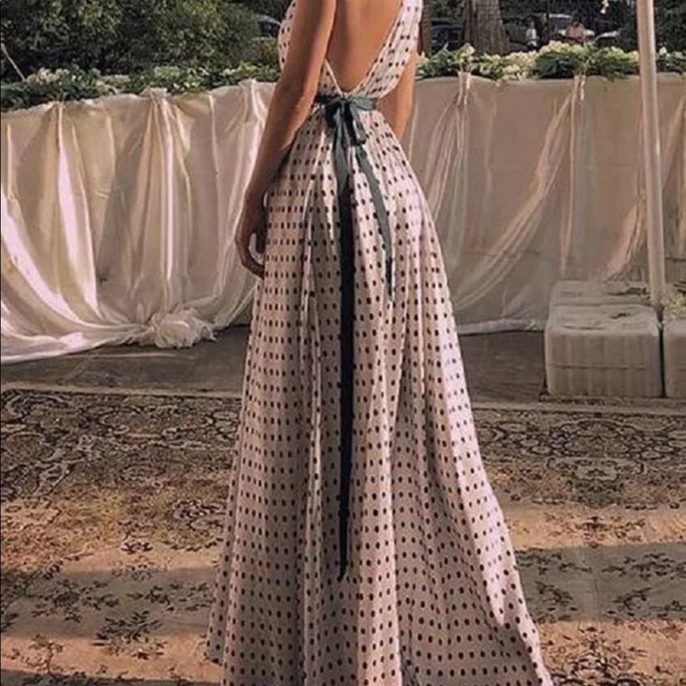 Halter Neck polka dot dress - Picture 2 of 8